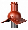 Krovent: Коньковый элемент Pipe-Cone фановый Красно-коричневый (RR29)