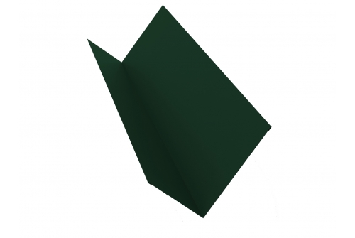 Планка примыкания 150х250 0,5 GreenCoat Pural BT с пленкой RR 11 темно-зеленый (RAL 6020 хромовая зелень)