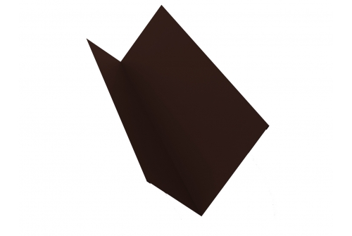 Планка примыкания 150х250 0,5 GreenCoat Pural BT с пленкой RR 887 шоколадно-коричневый (RAL 8017 шоколад)