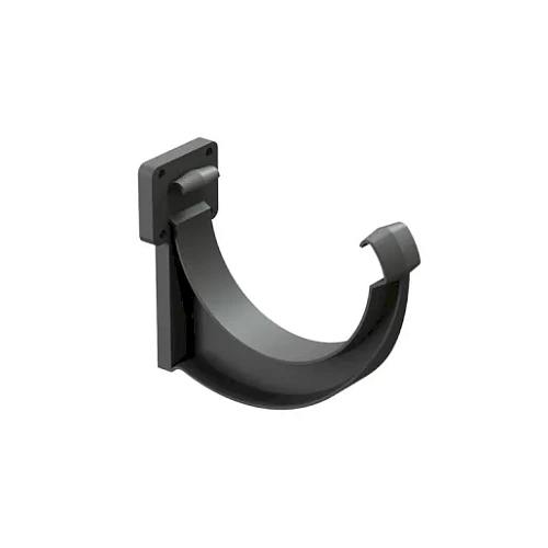 Кронштейн желоба ПВХ водостока Docke LUX Графит Кронштейн желоба ПВХ водостока Docke LUX Графит