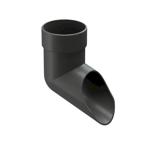 Наконечник ПВХ водостока Docke LUX Графит Наконечник ПВХ водостока Docke LUX Графит