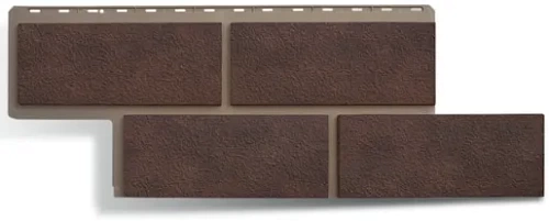 Фасадная панель Альта-Профиль Неаполитанский камень Коричневый Фасадная панель Альта-Профиль Неаполитанский камень Коричневый