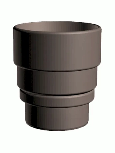 Переходник Standard ПВХ водостока Docke LUX Шоколад Переходник Standard ПВХ водостока Docke LUX Шоколад