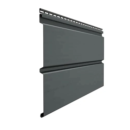 Виниловый сайдинг Docke Premium Брус D6S Графит Виниловый сайдинг Docke Premium Брус D6S Графит