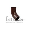 FarAcs: Колено сливное 125/90 Ral 8017