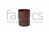 FarAcs PREMIUM: Соединительная муфта трубы 125/90 MATT Ral 8017