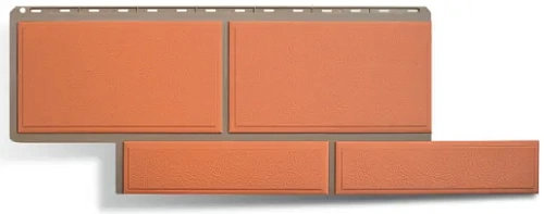 Фасадная панель Альта-Профиль Флорентийский камень Терракотовый Фасадная панель Альта-Профиль Флорентийский камень Терракотовый