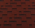 Гибкая черепица RoofShield Премиум Модерн Красный с оттенением Гибкая черепица RoofShield Премиум Модерн Красный с оттенением