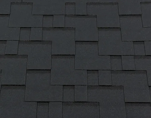 Гибкая черепица RoofShield Премиум Модерн Бархатно-черный Гибкая черепица RoofShield Премиум Модерн Бархатно-черный