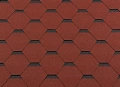 Гибкая черепица RoofShield Премиум Стандарт Красный с оттенением Гибкая черепица RoofShield Премиум Стандарт Красный с оттенением