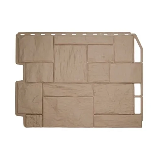 Панель FineBer Фасайдинг Дачный Туф Бежевый Панель FineBer Фасайдинг Дачный Туф Бежевый