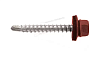 Саморез 4,8х35 RAL3009 (красная окись)