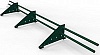 Русь: Снегозадержатель D25М  3м Ral 6005
