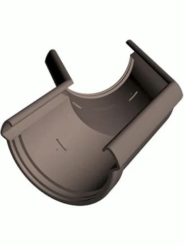 Угловой элемент 135 ПВХ водостока Docke LUX Шоколад Угловой элемент 135 ПВХ водостока Docke LUX Шоколад