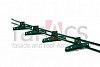 FarAcs: Снегозадержатель плоско-овальный 40х20 3 м Ral 6005
