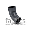 FarAcs PREMIUM: Отвод трубы 125/90 Ral 7024