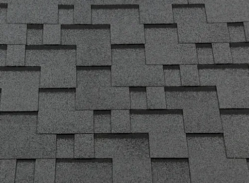 Гибкая черепица RoofShield Премиум Модерн Серый с оттенением Гибкая черепица RoofShield Премиум Модерн Серый с оттенением
