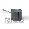 FarAcs: Крепление трубы на кирпич 125/90 Ral 7024