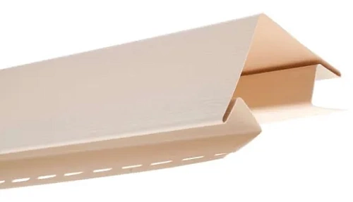 Угол наружный Альта-Профиль под Блокхаус Бежевый Угол наружный Альта-Профиль под Блокхаус Бежевый