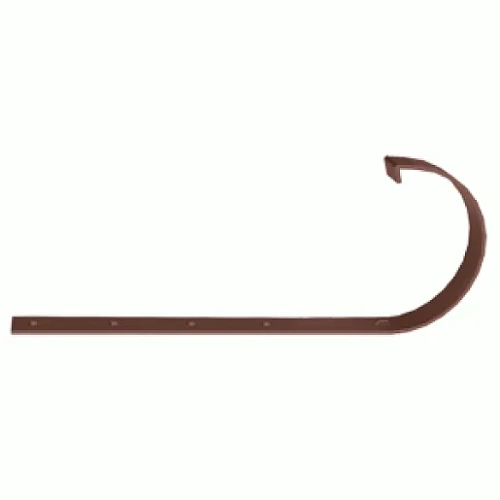 Кронштейн желоба металлический водостока Docke Premium Шоколад Кронштейн желоба металлический водостока Docke Premium Шоколад