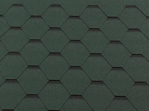 Гибкая черепица RoofShield Классик Стандарт Зеленый с оттенением Гибкая черепица RoofShield Классик Стандарт Зеленый с оттенением