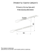 Планка угла внутреннего 50х50х3000 (PURMAN-20-Galmei-0.5)