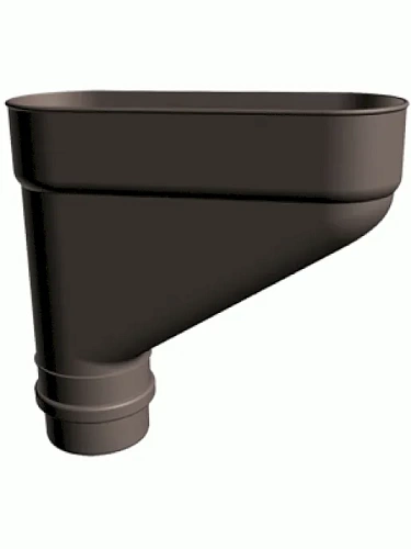 Коллектор ПВХ водостока Docke LUX Шоколад Коллектор ПВХ водостока Docke LUX Шоколад