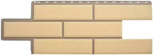 Фасадная панель Альта-Профиль Венецианский камень Песчаный Фасадная панель Альта-Профиль Венецианский камень Песчаный