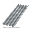 Профлист МЕТАЛЛ ПРОФИЛЬ Н-75x750-B (ПЭ-01-9006-0,7)