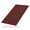 Профлист МЕТАЛЛ ПРОФИЛЬ С-21x1000-B (ПЭ-01-3009-0,45)