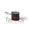 FarAcs: Крепление трубы на кирпич 125/90 Ral 8017