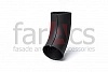FarAcs PREMIUM: Отвод трубы 125/90 MATT RR 33