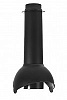 Krovent: Канализационный выход Pipe-VT 110/500 Черный (RAL 9005)