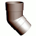 Колено 45° водостока Docke Premium Шоколад Колено 45° водостока Docke Premium Шоколад