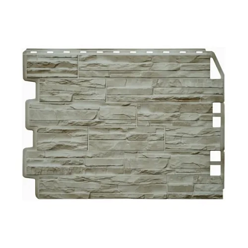 Панель FineBer Фасайдинг Дачный Скол 3D Бежевый Панель FineBer Фасайдинг Дачный Скол 3D Бежевый