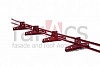 FarAcs: Снегозадержатель плоско-овальный 40х20 3 м Ral 3005