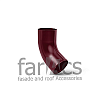FarAcs: Колено сливное 125/90 Ral 3005