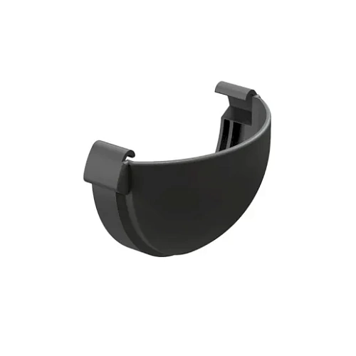 Заглушка желоба ПВХ водостока Docke LUX Графит Заглушка желоба ПВХ водостока Docke LUX Графит