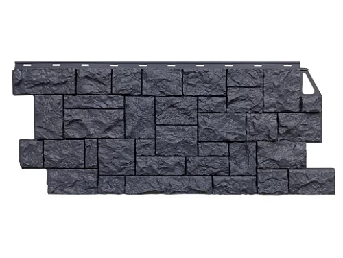 Фасадные панели FineBer Камень дикий Асфальт Фасадные панели FineBer Камень дикий Асфальт