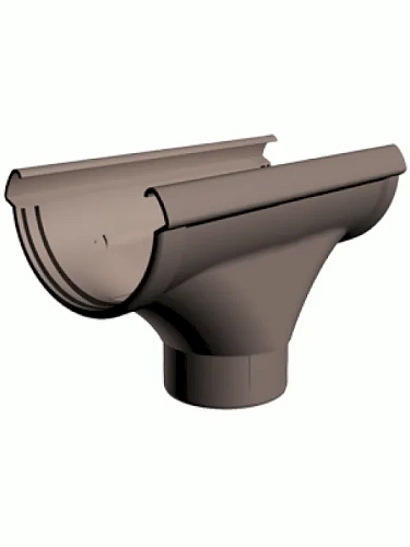 Воронка желоба ПВХ водостока Docke LUX Шоколад Воронка желоба ПВХ водостока Docke LUX Шоколад