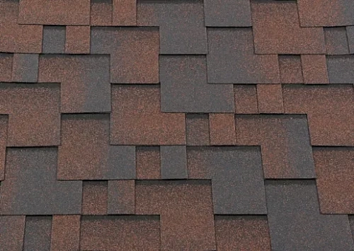 Гибкая черепица RoofShield Премиум Модерн Медный Гибкая черепица RoofShield Премиум Модерн Медный