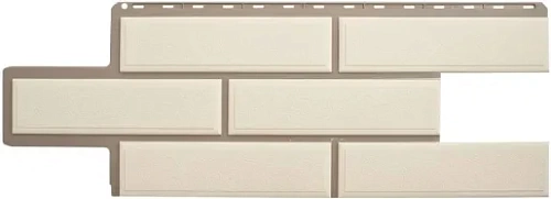 Фасадная панель Альта-Профиль Венецианский камень Белый Фасадная панель Альта-Профиль Венецианский камень Белый